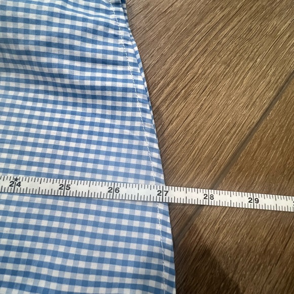 Boys Vineyard Vines Button Down Blue Gingham - Picture 10 of 11